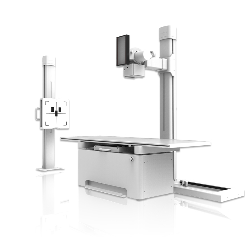 Double column digital X-ray camera syste
